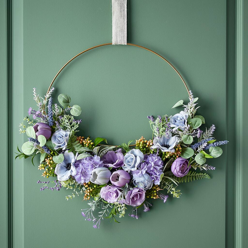 Gold Half Moon Wreath